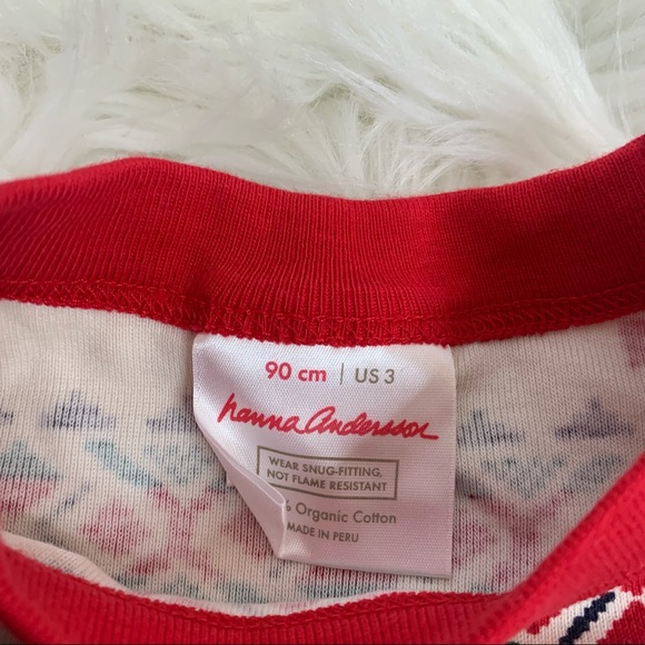 Hanna Andersson Kids Pajama Set Size US 3 - Picture 4 of 4